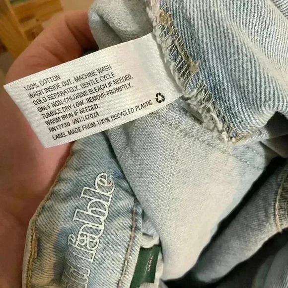 Wild fable size 0 jeans mini skirt - Picture 2 of 6